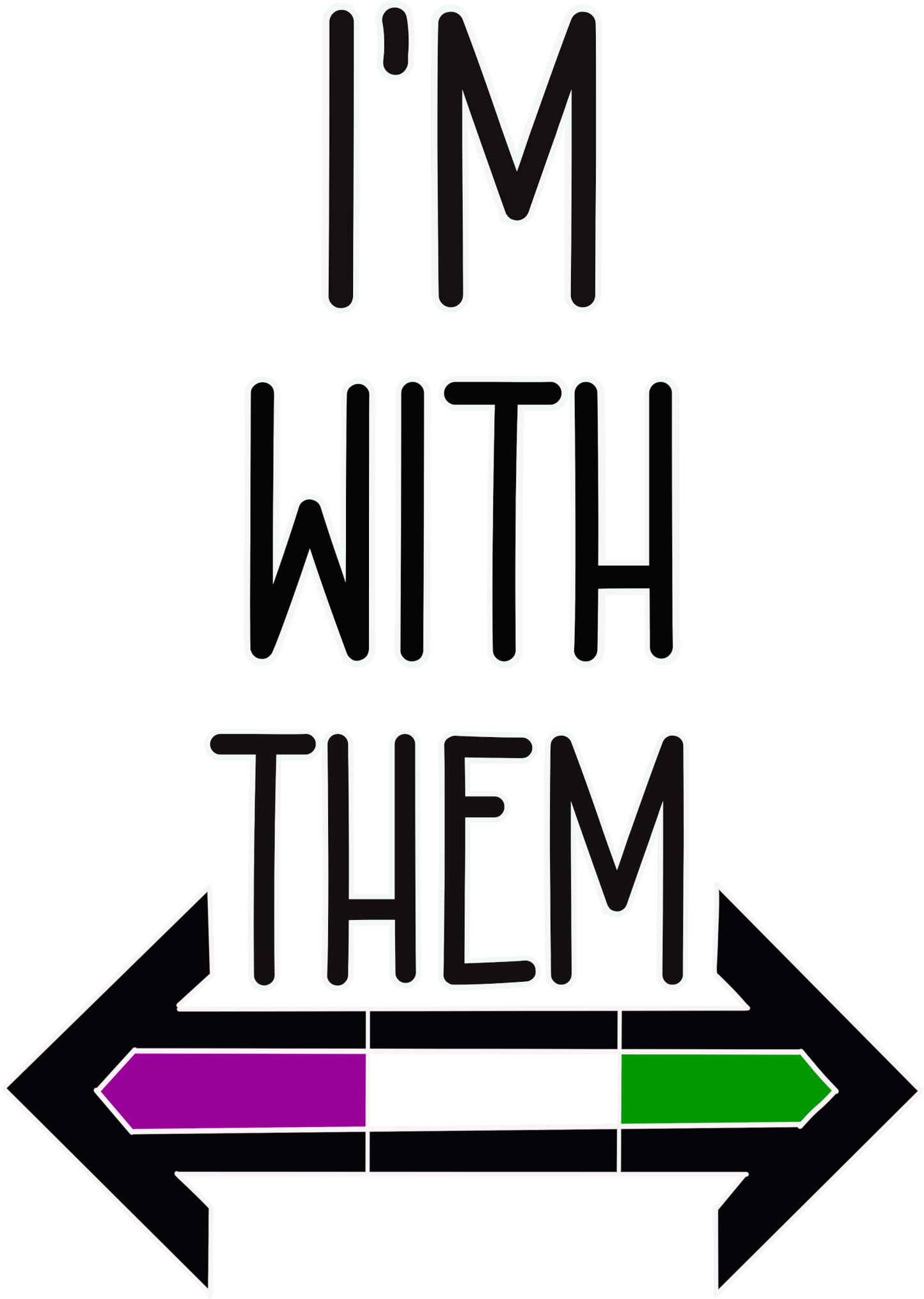 I'm With Them - Gender Queer, Non-binary