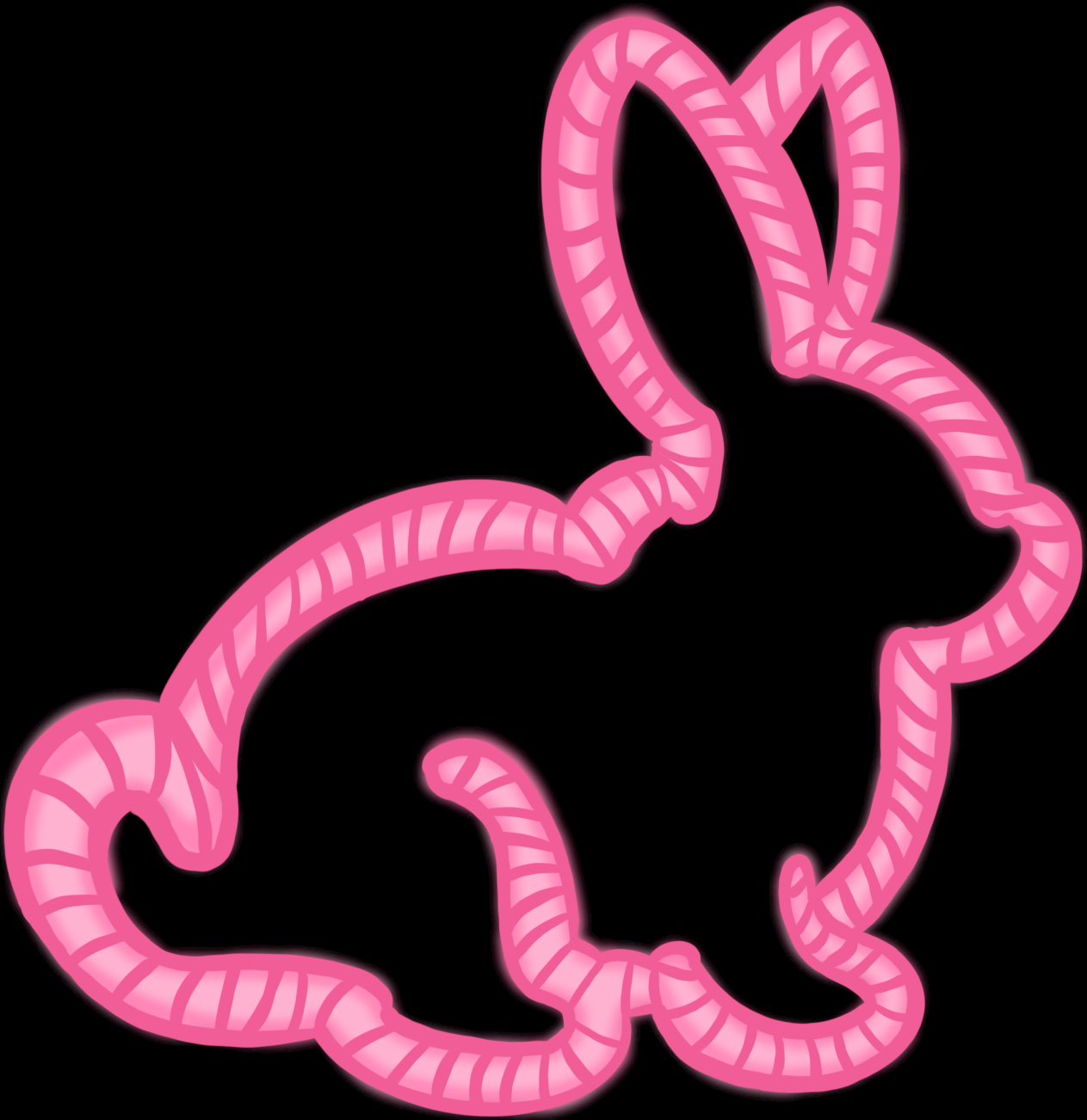 Rope Bunny (Pink, Blue, Purple)