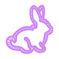 Rope Bunny (Pink, Blue, Purple)